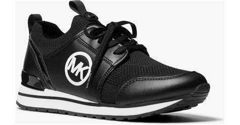 michael kors dash knit trainer|Dash Logo and Leather Trainer .